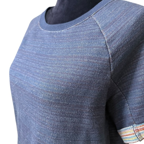 Burton Durable Goods | Navy Short Sleeve Crew Sweatshirt | Sz S - Picture 3 of 9